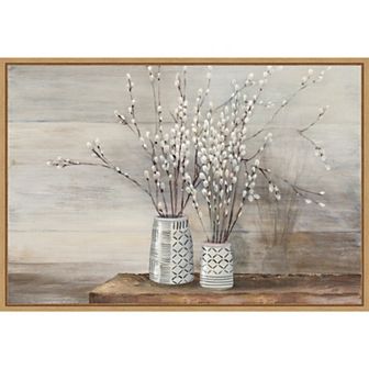 Amanti Art Willow Still Life Framed Canvas Wall Art