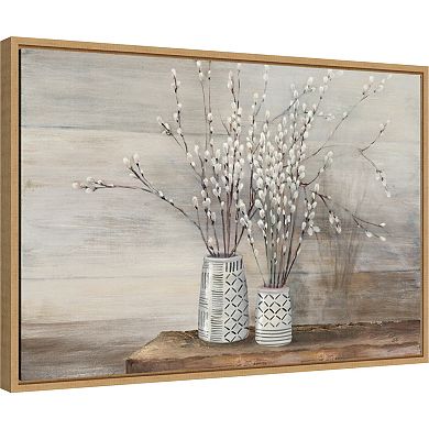 Amanti Art Willow Still Life Framed Canvas Wall Art