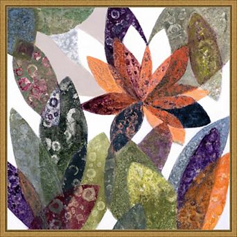 Amanti Art Melodia Otonal Floral Framed Canvas Wall Art