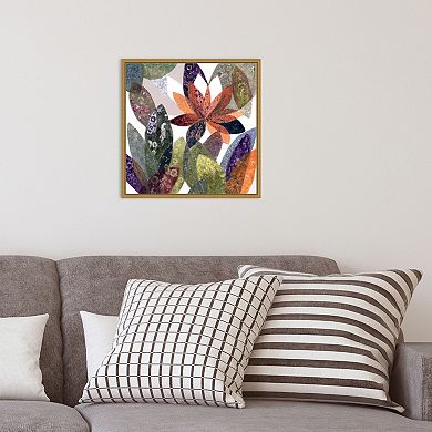 Amanti Art Melodia Otonal Floral Framed Canvas Wall Art