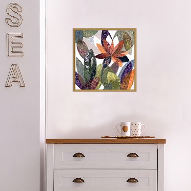 Amanti Art Melodia Otonal Floral Framed Canvas Wall Art