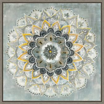 Amanti Art Sunburst Mandala Framed Canvas Wall Art