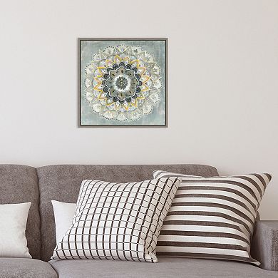 Amanti Art Sunburst Mandala Framed Canvas Wall Art