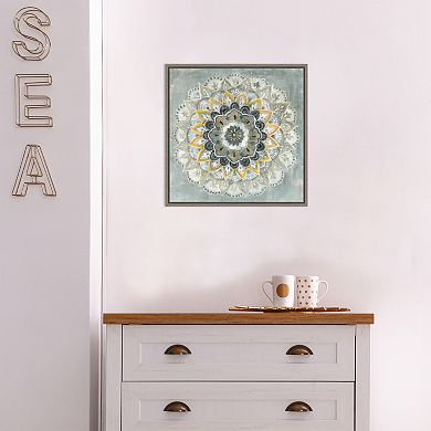 Amanti Art Sunburst Mandala Framed Canvas Wall Art