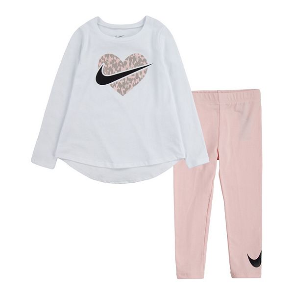 Toddler Girl Nike LongSleeve Top & Leggings set