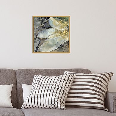Amanti Art Abstracted Lily I Framed Canvas Wall Art