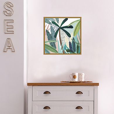 Amanti Art Tropical Rainforest I Framed Canvas Wall Art
