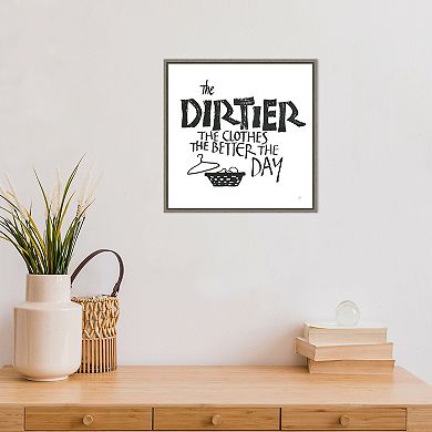 Amanti Art Laundry Room IV Framed Canvas Wall Art