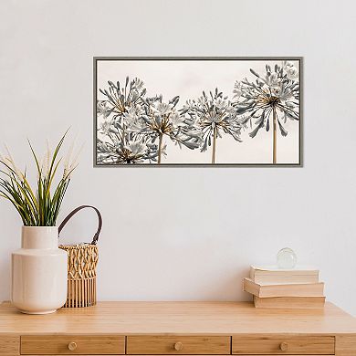 Amanti Art African Lily Flowers II Framed Canvas Wall Art