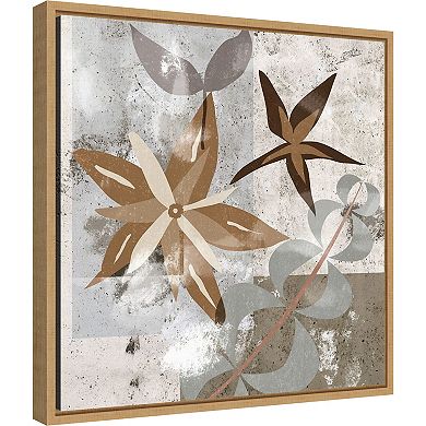 Amanti Art Autumn Forest Flowers II Framed Canvas Wall Art