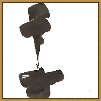 Amanti Art Swash III Framed Canvas Wall Art