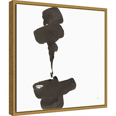 Amanti Art Swash III Framed Canvas Wall Art