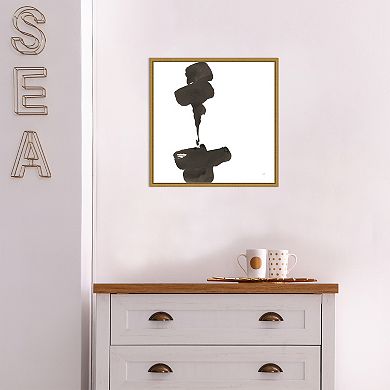 Amanti Art Swash III Framed Canvas Wall Art