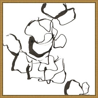 Amanti Art Stone III Framed Canvas Wall Art