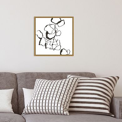 Amanti Art Stone III Framed Canvas Wall Art