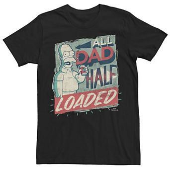 Men's The Simpsons Homer All Dad Half Loaded Tee