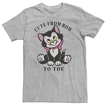Big & Tall Disney Pinocchio Figaro Cute From Bow To Toe Tee