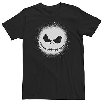 Big & Tall Disney The Nightmare Before Christmas Jack Skellington Paint Splatter Tee