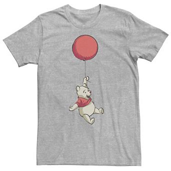 Disney's Winnie The Pooh Big & Tall Floating Red Balloon Tee