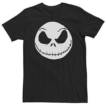 Big & Tall Disney The Nightmare Before Christmas Jack Skellington Face Tee