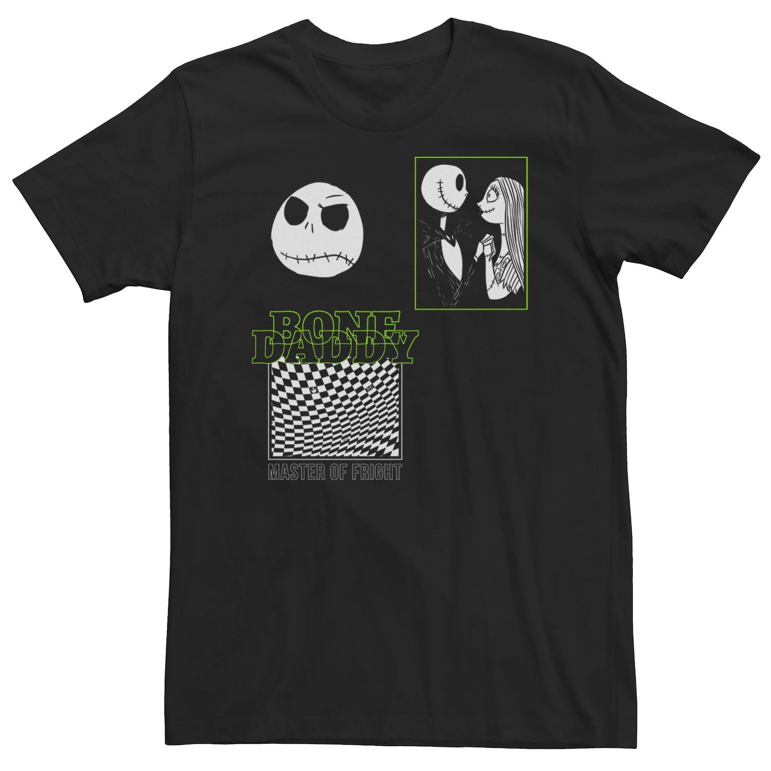 Image for Disney Big & Tall The Nightmare Before Christmas Bone Daddy Panels Tee at Kohl's.