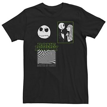 Big & Tall Disney The Nightmare Before Christmas Bone Daddy Panels Tee