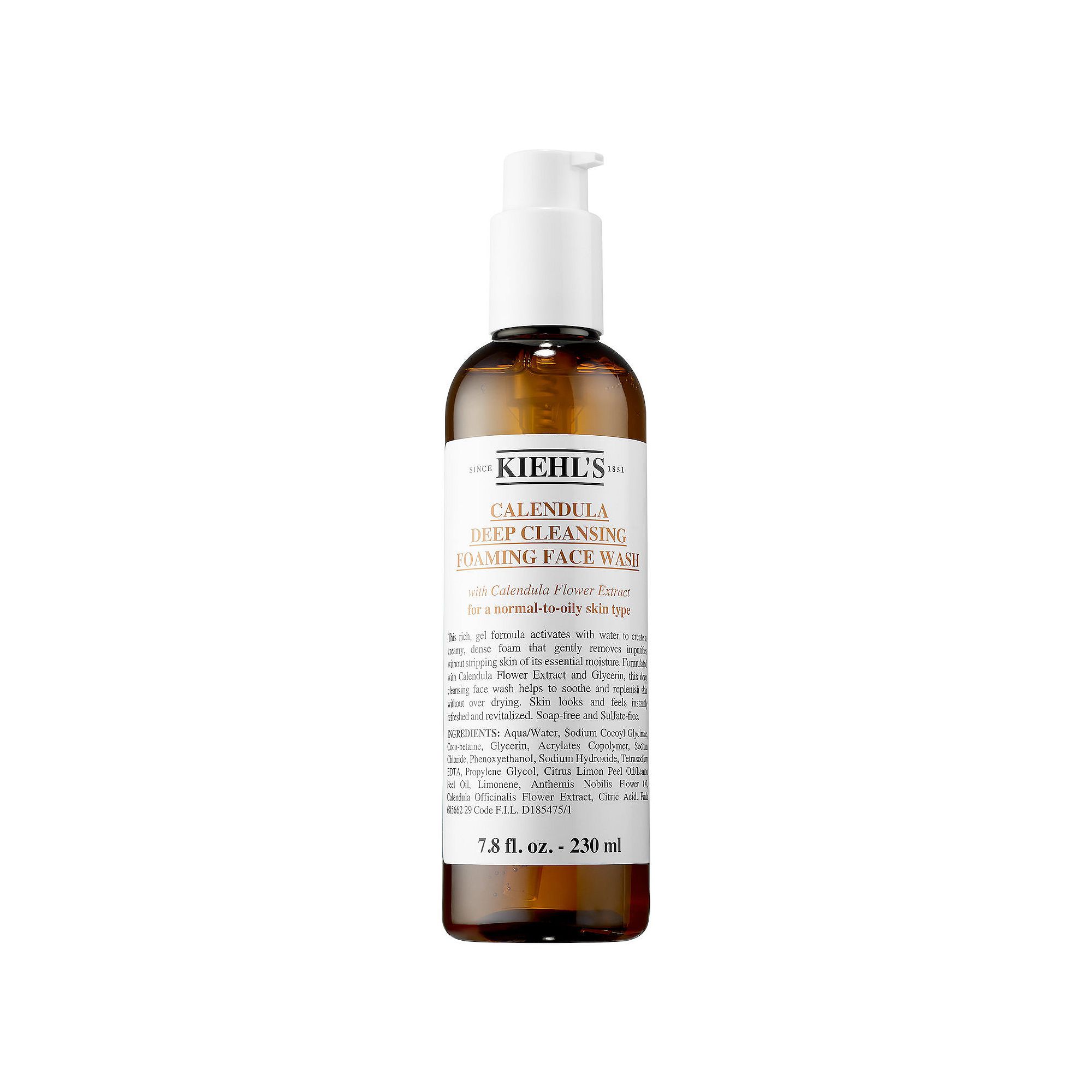 Kiehls Since 1851 Calendula Deep Clean Foaming Face Wash, Size: 2.5 FL Oz,