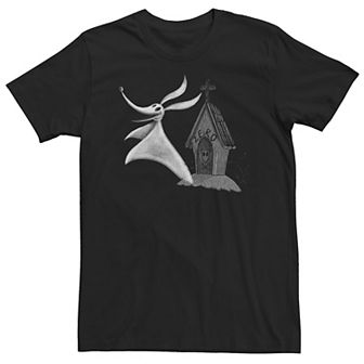 Big & Tall Disney The Nightmare Before Christmas Zero Dog House Tee