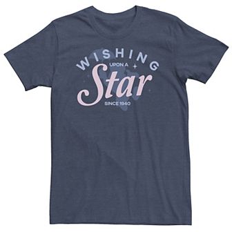 Big & Tall Disney Pinocchio Jiminy Wishing Upon A Star Since 1940 Tee