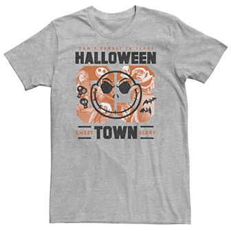 Big & Tall Disney The Nightmare Before Christmas Halloween Town Collage Tee
