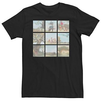 Big & Tall Disney Winnie The Pooh Scene Panels Tee