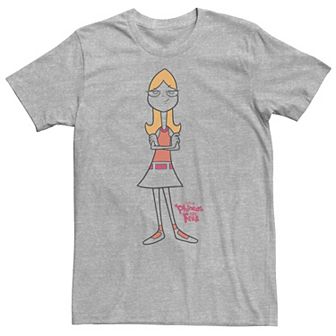 Big & Tall Disney Phineas And Ferb Candace Line Art Tee