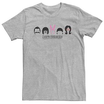 Big & Tall Bob's Burgers Family Hair Tee
