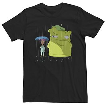 Big & Tall Bob's Burgers Louise & Kuchi Kopi Rain Portrait Tee