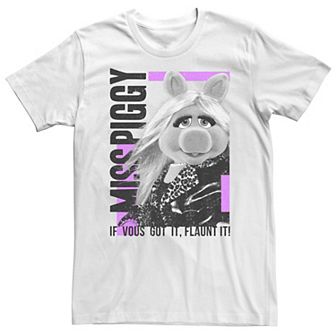 Big & Tall Disney The Muppets Miss Piggy "If Vous Got It, Flaunt It!" Tee