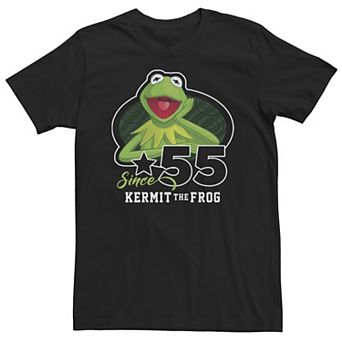 Big & Tall Disney The Muppets Kermit The Frog Since '55 Portrait Tee