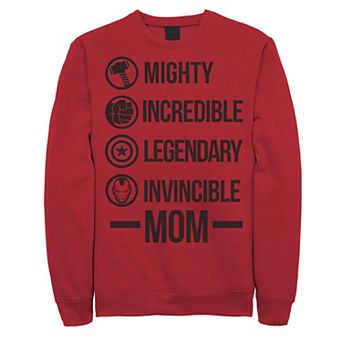 Men's Marvel Mother's Day Hero Strength Sweatshirt