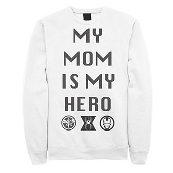 Men's Marvel Mom Is My Hero Logo Sweatshirt