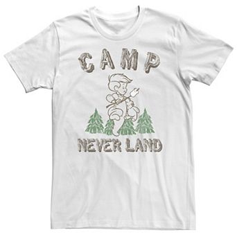 Big & Tall Disney Peter Pan Camp Never Land Tee