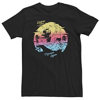 Big & Tall Disney Peter Pan Mermaid Lagoon Gradient Tee