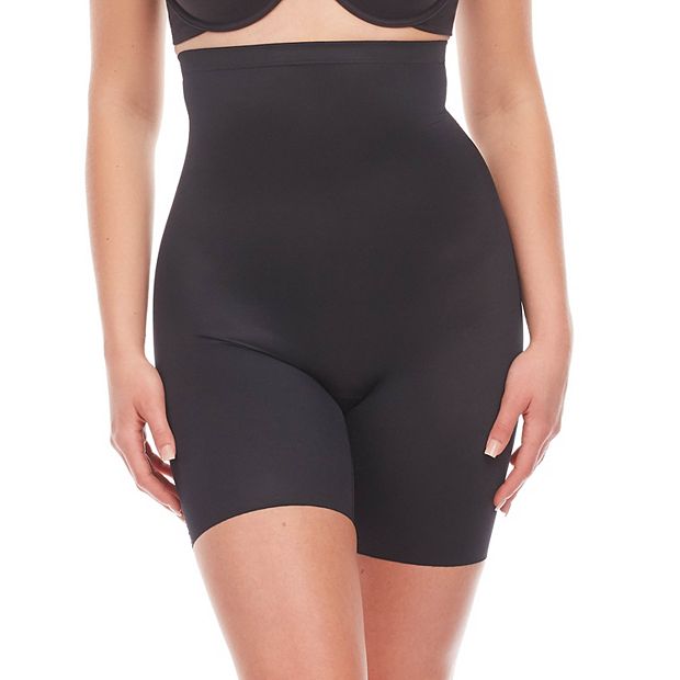 Spanx 916 High Waisted Mid Thigh Shaper Tummy Control Super Higher Power  Smooths