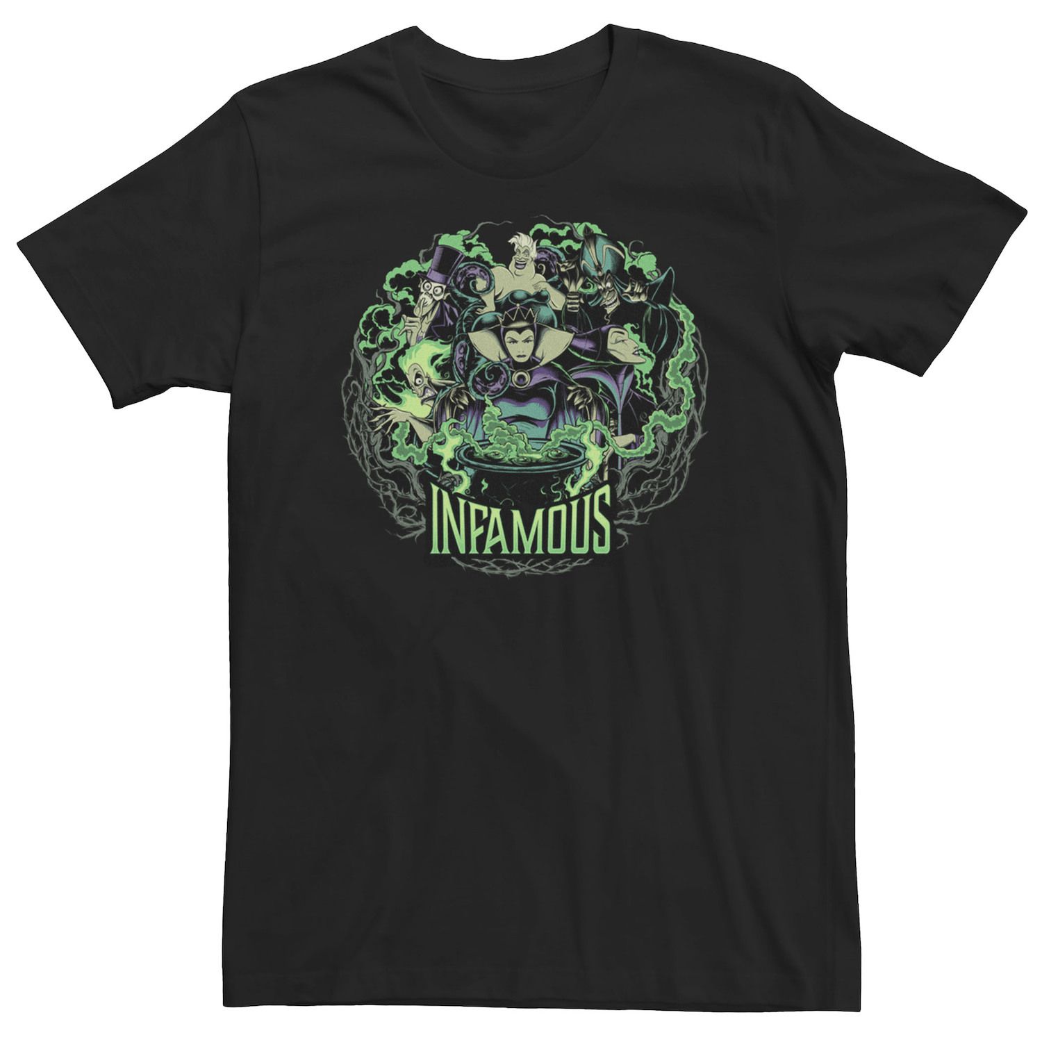 Image for Disney Big & Tall Villains Infamous Evil Group Tee at Kohl's.