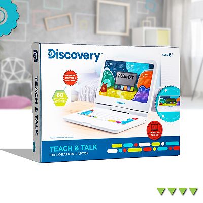 Discovery Mindblown Discovery Kids Teach Talk Swivel Laptop