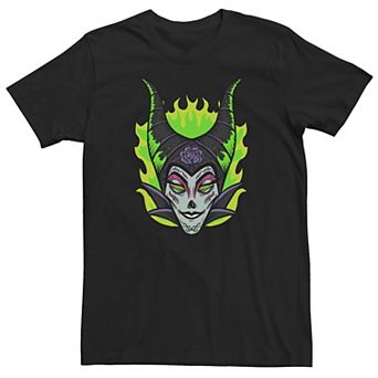 Big & Tall Disney Sleeping Beauty Maleficent Sugar Skull Tee