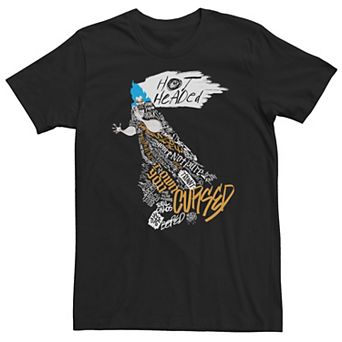 Big & Tall Disney Villains Hades Hot Headed Word Fill Tee