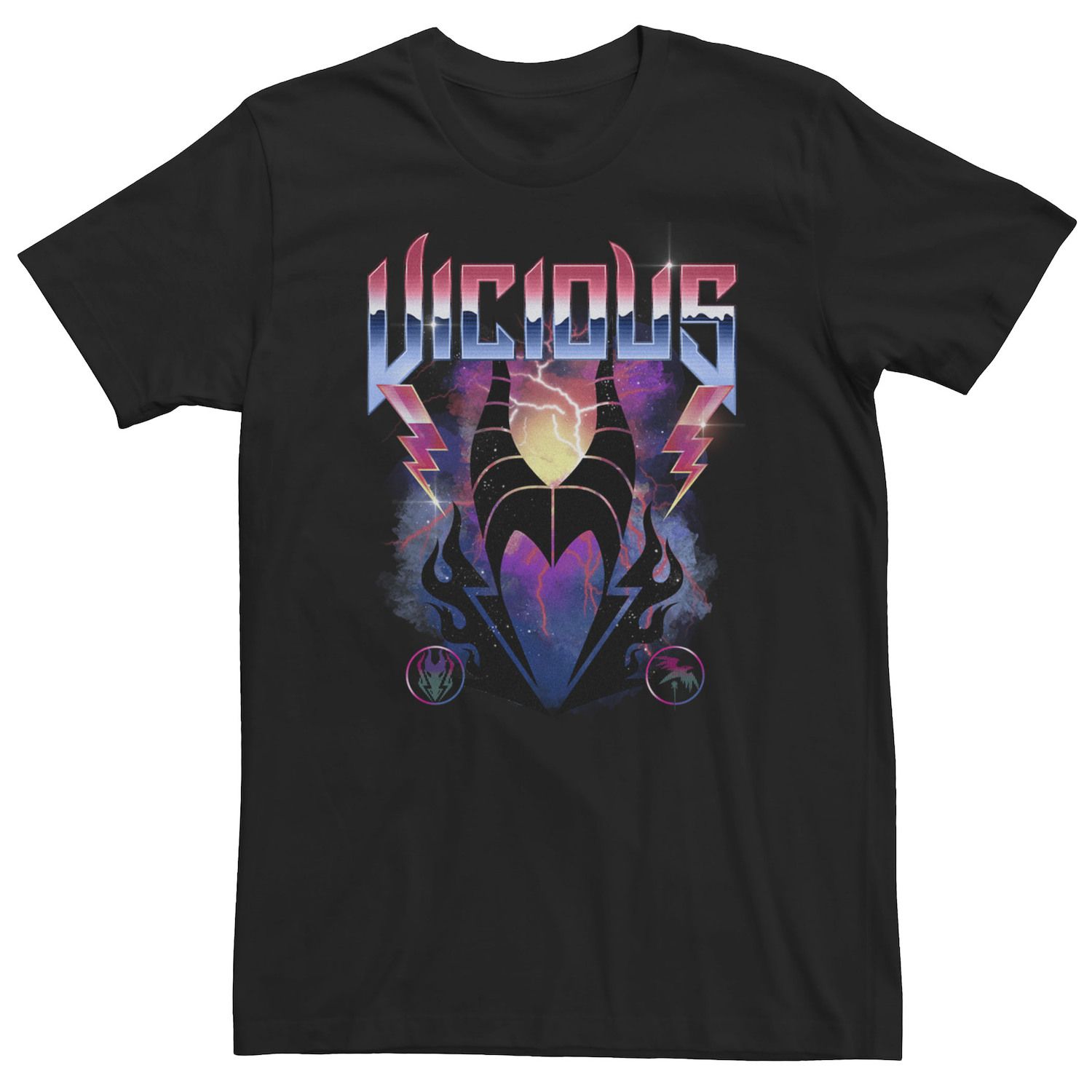 Image for Disney Big & Tall Villains Maleficent Vicious Rock Portrait Tee at Kohl's.