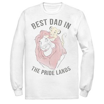 Men's Disney Lion King Simba Mufasa Best Dad Tee
