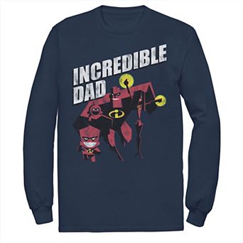 Men's Disney / Pixar Incredible Dad And Kids Tee