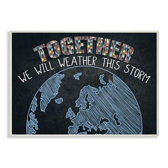 Stupell Home Decor Together Weather Storm Plaque Wall Art