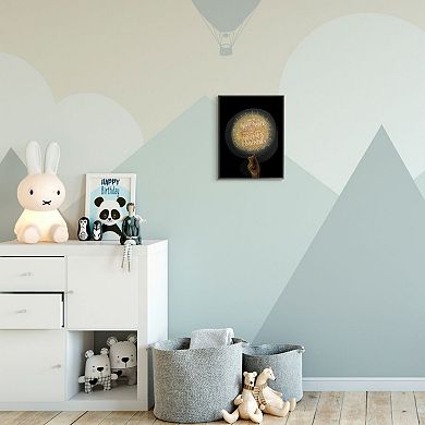 Stupell Home Decor When the World Is Silent Framed Wall Art